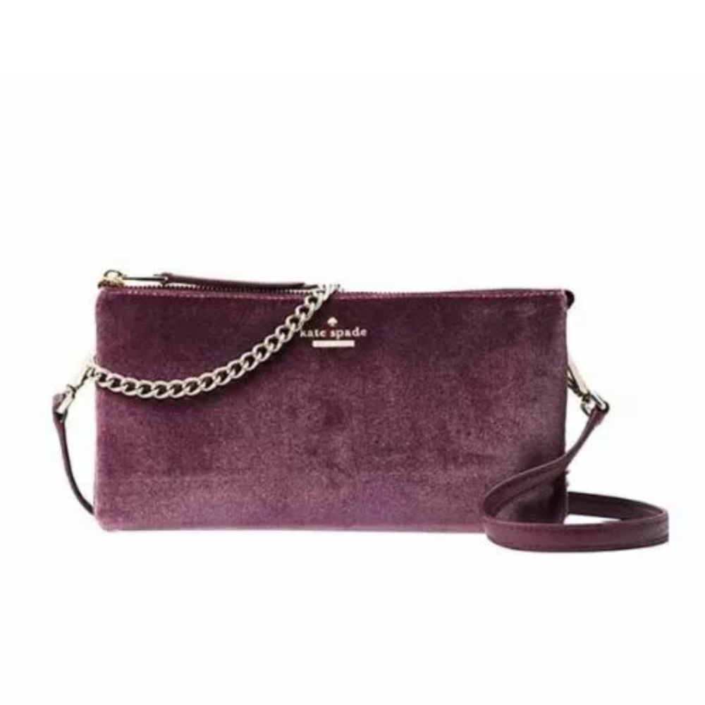 NWT Kate spade ♠️ dawn place velvet tillie